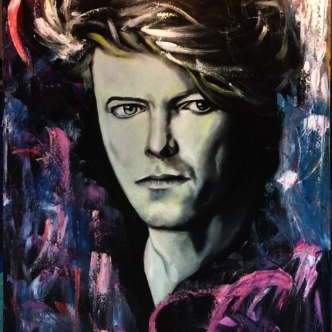Ritratto di David Bowie © Silvana Martini