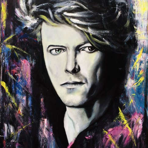 Ritratto di David Bowie © Silvana Martini