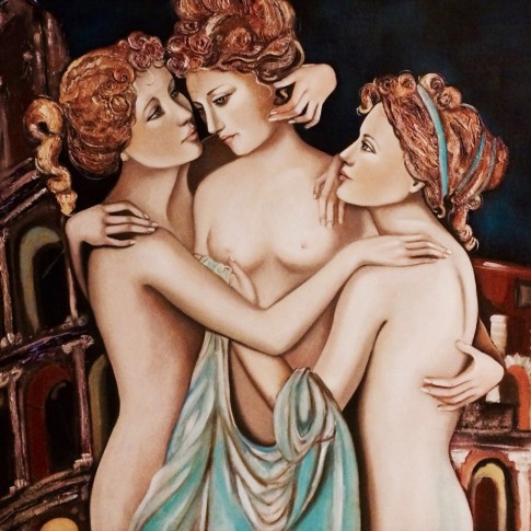 Ancelle greche, Splendore gioia prosperità © Silvana Martini